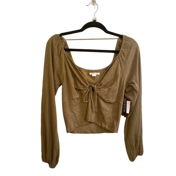 O'Neill Olive Green Long Sleeve Top - Picture 2 of 9